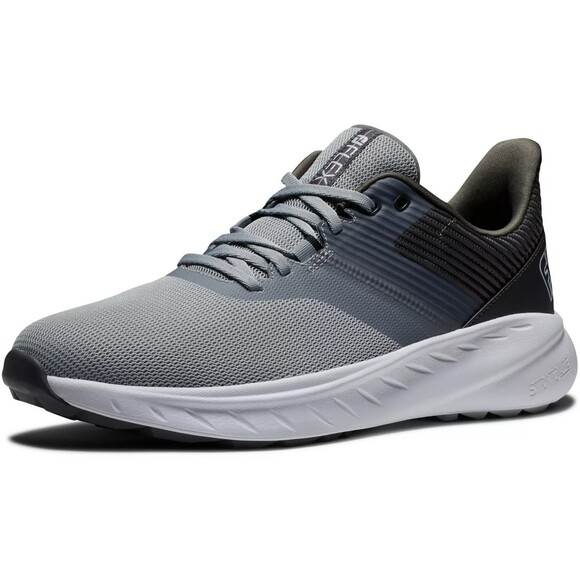 FootJoy Mens FJ Flex Golf Shoes Spikeless Style 56288 Gray Sz 9.5 M main image 4